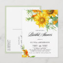 Search for postcard bridal shower invitations Botanical