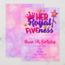 Search for her royal fiveness birthday invitations 5th