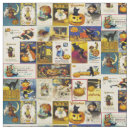 Search for vintage halloween fabric Pumpkin