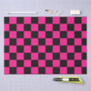 Search for pink gingham pattern tissue paper Retro