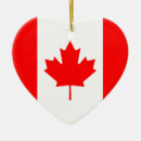 Search for canada flag christmas tree decorations World flags