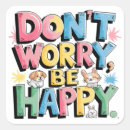 Search for worry stickers Be happy