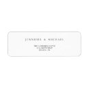 Search for newly weds return address labels Modern