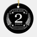 Search for 2nd anniversary christmas tree decorations Cotton