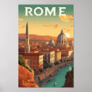 Search for rome vintage travel posters Watercolor