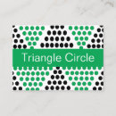 Search for triangle business cards Fashion