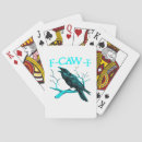 Search for bird playing cards Raven