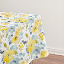 Search for blue and yellow tablecloths Watercolor