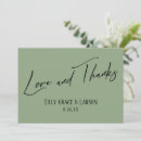 Search for love green cards Calligraphy