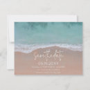Search for waves 4x5 invitations Beach