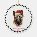 Search for belgian malinois christmas tree decorations Cute