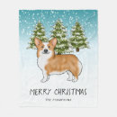 Search for christmas corgi blankets Dog