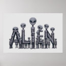 Search for gray alien posters Ufo