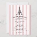 Search for eiffel tower bridal shower invitations French