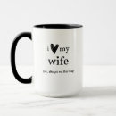Search for i love my wife mugs Hearts