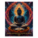 Search for enlightened posters Buddha