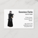 Search for martial arts business cards Samurai