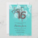 Search for teal balloon invitations Calligraphy handwritten font