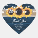 Search for wood heart wedding stickers Sunflower