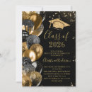 Search for class of 2026 graduation invitations Gold