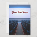 Search for movie theatre invitations Blue
