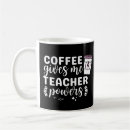 Search for teacher powered by coffee mugs Caffeine