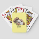 Search for mushroom playing cards Vegetable