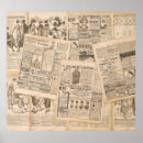 Search for newspaper background art Antique