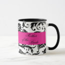 Search for damask wedding mugs Pink