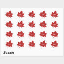 Search for canada travel stickers Red