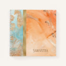 Search for orange glitter notebooks Pretty