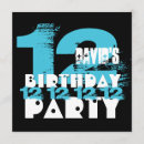 Search for 12 year old birthday invitations Twelve