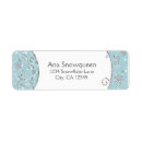 Search for winter wonderland return address labels Silver