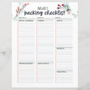Search for travel packing list Vacation