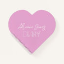 Search for heart shape notebooks Minimalist