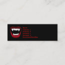Search for vampire business cards Dark