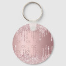 Search for pink glitter key rings Girly