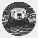 Search for sea otters stickers Marine
