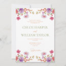Search for colourful wedding reception invitations Simple