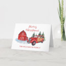 Search for vintage red truck christmas cards Barn