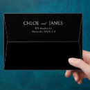 Search for black wedding envelopes Classic