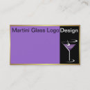 Search for bartender logos business cards Martini glass