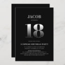 Search for formal birthday invitations Silver