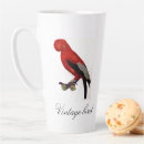 Search for red bird mugs Watercolor