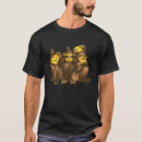 Search for three wise monkeys tshirts Evil