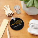 Search for tennis rounded key rings For him