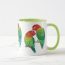 Search for lovebirds mugs Agapornis