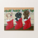Search for labrador retriever christmas puzzles Yellow lab