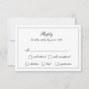 Search for classic wedding rsvp cards Old money