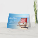 Search for beach chair christmas cards Red